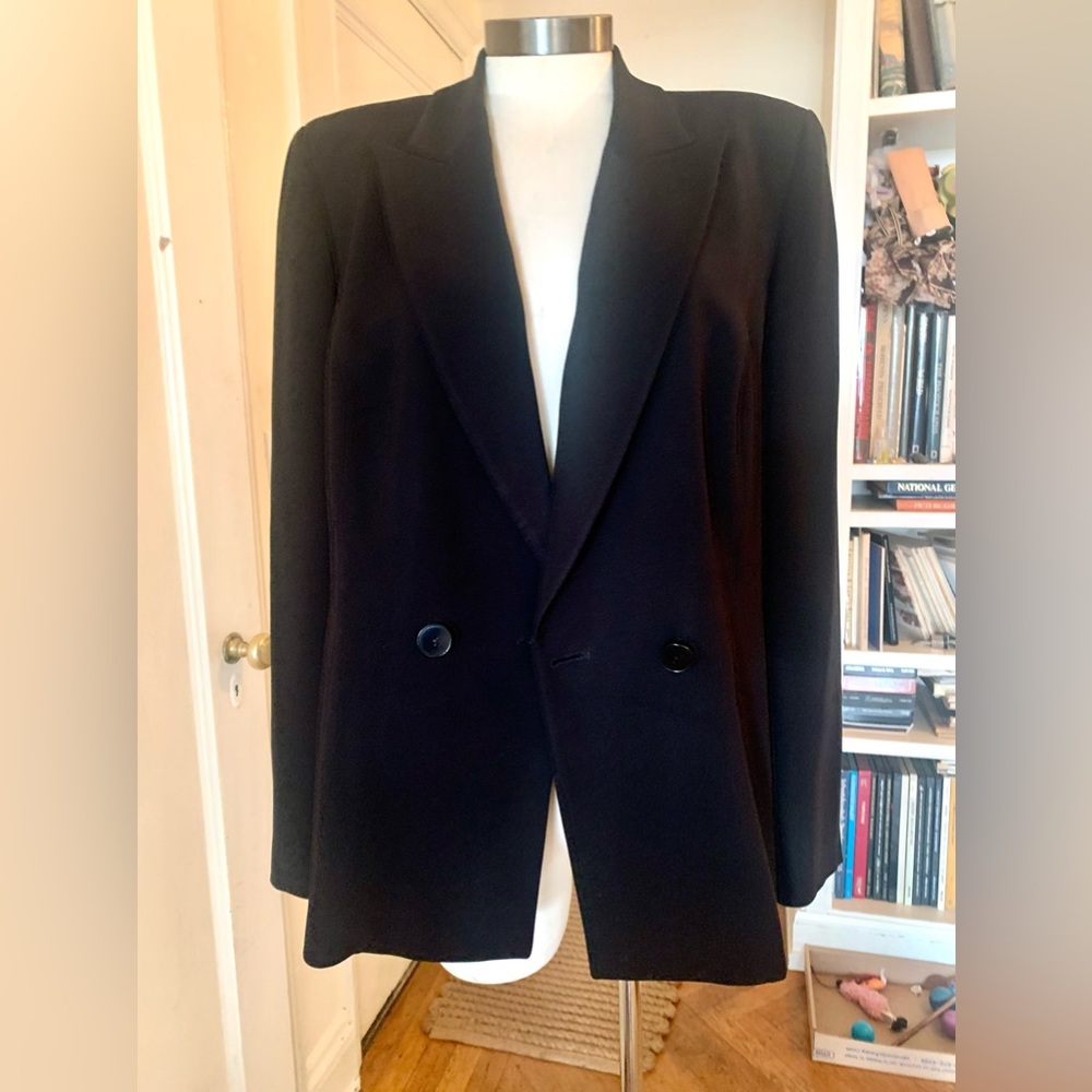 Gianfranco Ferre Red Label Double Breasted Blazer +Matching Skirt size 12 44 EU